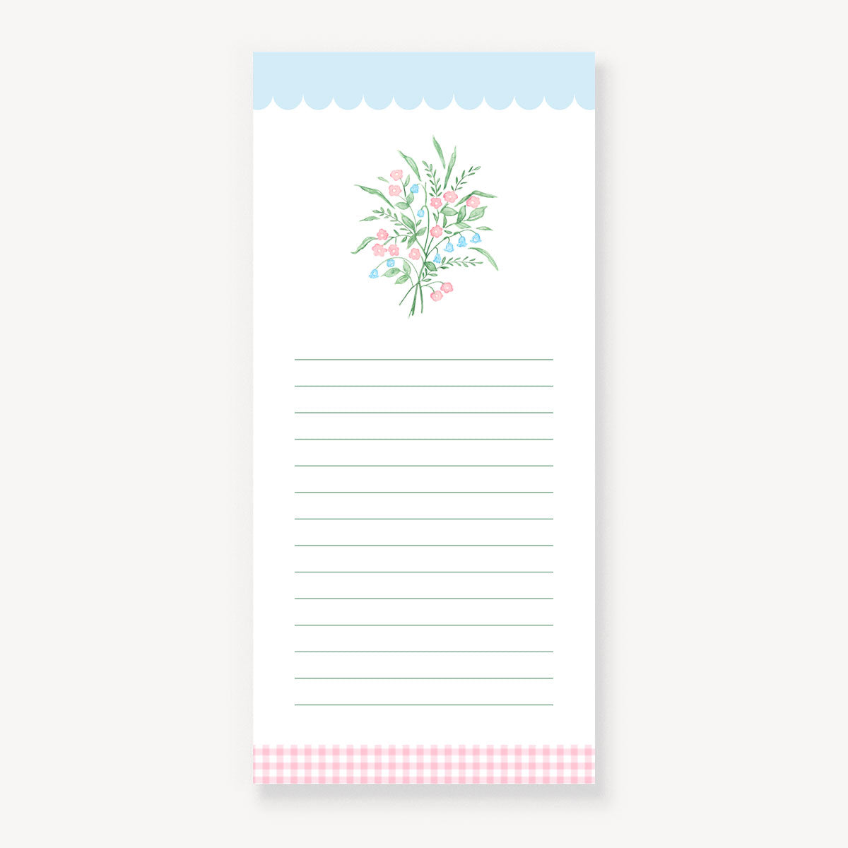 Bluebells Market List Notepad